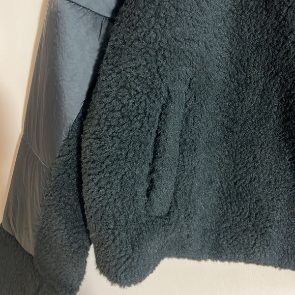 Steve Madden Mixed Media Sherpa Jacket - Picture 3 of 7